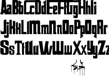 the godfather font cricut